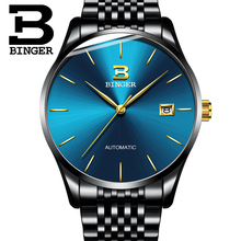 BINGER Top Mens Watches Top Brand Luxury Automatic Mechanical Watch Men Full Steel Waterproof Fashion Sport Watches 2024 - buy cheap