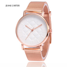 Exquisite Simple Style Women Watches Women 2018 Rose Gold Stainless Steel Bracelet Ladies Watch for Women Quartz Clock Relogio 2024 - buy cheap