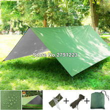 3Mx3M Waterproof Sun Shelter Tent Tarp Anti UV Beach Tent Shade Outdoor Camping Hammock Rain Fly Camping Sunshade Awning Canopy 2024 - buy cheap