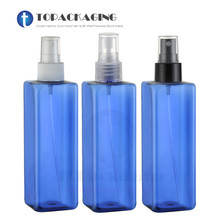 20*250ML Parfume Spray Pump Bottle Square Blue Plastic Cosmetic Container Empty Perfume Refillable Packaging Fine Mist Atomizer 2024 - buy cheap
