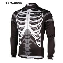 COMAXSUN-camisetas de Ciclismo de manga larga para hombre, EOCLJ06 Skeleton 2024 - compra barato