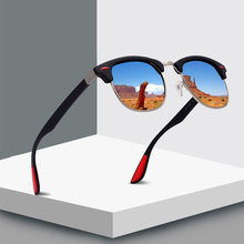 Классические поляризационные солнцезащитные очки Ywjanp, мужские и женские солнцезащитные очки в стиле ретро, фирменные дизайнерские солнцезащитные очки высокого качества, модные зеркальные очки для мужчин и женщин 2024 - купить недорого