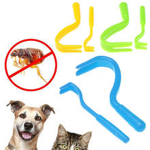 2Pcs Pet Supplies Fleas Lice Twister Tick Remover Tool Hook Tool Remover Plastic Portable Flea Comb Horse Human Pet Cat Dog 2024 - buy cheap