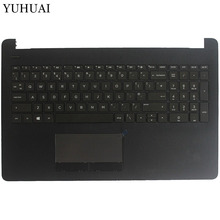 UK black laptop keyboard for HP 15-bs070wm 15-bs091ms 15-bs095ms 15-bs013ds with Palmrest Upper Cover without touch 2024 - buy cheap