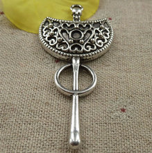 27 pieces tibetan silver key charms pendant 69x31mm #4509 2024 - buy cheap