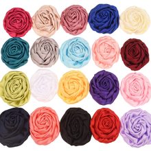 200PCS Chiffon Ruffles Flower Chic Hair Accessories Boutique Accessory No Clips No Bows For Headband Hairband DIY Headwear 2024 - buy cheap