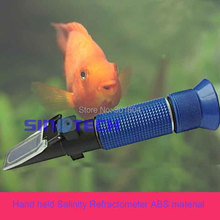 Free shipping Dual scales 0-10%  (1.000-1.070sg) Salinity  aquarium  Marine 0-100ppt Refractometer  P-RHS-10ATC 2024 - buy cheap