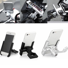 Soporte para manillar de bicicleta y motocicleta, espejo para ver el teléfono, para Iphone, Samsung, XIAOMI, GPS 2024 - compra barato