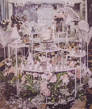 Wedding props, supplies, stage decoration, wedding reception area, dessert and gift table decoration, cake rack. 2024 - buy cheap