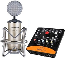 Takstar SM-17 microphone and iCON upod pro sound card for professional studio recording,broadcasting,on-stage performance 2024 - buy cheap