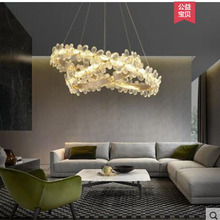 Post-modern crystal chandelier warm romantic personality creative living room bedroom restaurant round light luxury lamps 2024 - buy cheap