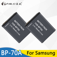 PALO 2PCS Battery BP70A BP-70A EA-BP70A IABP70A for SAMSUNG AQ100 DV150F ES65 ES67 ES70 ES71 ES73 ES74 ES75 ES80 MV800 ES90 etc 2024 - buy cheap