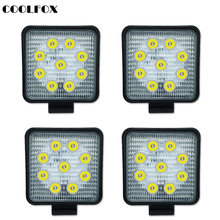 Barra de luz Led de trabajo para coche, foco de 12 voltios, 27W, para conducción, accesorios, Werklamp 2024 - compra barato