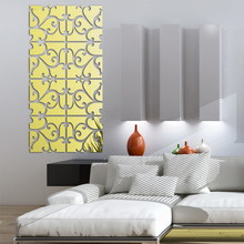 Adesivo de parede espelhado 3d, adesivo de acrílico para decoração de casa, decoração moderna, grande, borboleta 2024 - compre barato