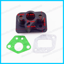 Intake Inlet Manifold & Gaskets For 33cc 43cc 49cc Moped Scooter Cat Eye Pocket Bike Motocross Motorcycle Mini Moto 2024 - buy cheap