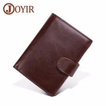 JOYIR Vintage Men Wallet Genuine Leather Short Wallets Male Multifunctional Cowhide Purse Coin Pocket Card Holder Short Wallet 2024 - buy cheap