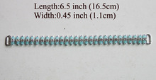 Conector de strass para biquíni lsrc032601, conector de 40 tamanhos de 6.5x0.45 '', frete grátis 2024 - compre barato