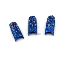 KADS 70 unids/lote azul brillante multicolor Punta de uñas falso Diseño de Arte de moda punta artificial de uñas 2024 - compra barato