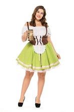 plus size Germany Bavaria Oktoberfest beer festival work clothes Costume Halloween Carnival Party Cosplay Fancy shore dress A005 2024 - buy cheap