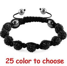 new style!10mm 9 Ball Beads mix multicolor handmade ab clay    Bracelet lots Christmas Gift For  men crystal 2024 - buy cheap