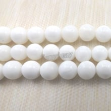 Contas naturais de coral soltas, 8mm branco, contas para diy, contas de coral genuíno, 16 "/fio, frete grátis 2024 - compre barato