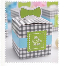 Новая Свадебная коробка для конфет «Мой маленький человек», подарочная упаковка для шоколада, подарочная коробка 100 шт. 2024 - купить недорого
