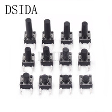 20pcs 6*6*5 mm Panel PCB Momentary Tactile Tact Push Button Micro Switch 4 Pin DIP Light Touch 6*6*5mm Keys Keyboard 2024 - buy cheap
