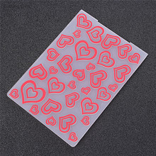 Double Heart Plastic Embossing Folder For Scrapbooking Paper Card Making DIY Craft Album Scrapbooking Home Decoration 2024 - buy cheap