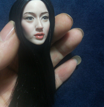 Длинные черные волосы, азиатская красота 1/6, женская голова, Женская Девушка, голова, лепка для 12 дюймов, экшн-фигурка, коллекционная кукла, игрушки, подарок 2024 - купить недорого