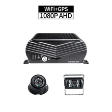 WiFi+GPS HDD Truck DVR Security Kit,4CH Car MDVR Recorder 2TB Loop Video Remote Monitor G-sensor with Front/Rear Cameras for Bus 2024 - buy cheap