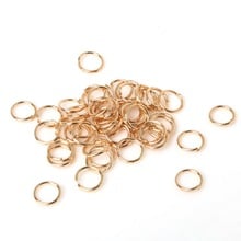 New Fashion 0.8*7MM Approx 190pcs/lot Rose Gold Plated Single Loop Open Jump Rings Split Rings for Jewelry Accessories 2024 - buy cheap