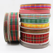 Gingham Ribbon 3/8" 9mm 5/8"16mm 1"25MM 1-1/2 Inch 38 MM Wedding Decoration DIY Tape Gift  Handmade Bow Hair Accessories 2024 - buy cheap