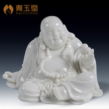 Dai Yutang Dehua ceramic home accessories decoration/4 inch laughing Buddha holding baomile of Buddha D19-22 2024 - buy cheap