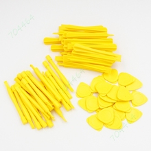 90pcs Mixed Opening Pry Tool /Guitar Pick For Cell Phone iPhone Screen Case Laptop Repair Yellow color 2024 - buy cheap