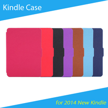 [Free Shipping] Ultra Slim PU Leather Protective Case for Amazon 2014 New Kindle High Quality 2024 - buy cheap