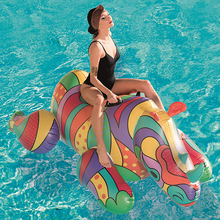 200CM Inflatable Rhinocero Giant Pool Float Adult Pool Toy Summer Ride-On Schwimmtier Pop Rhino Swimming Ring Water Float Lounge 2024 - buy cheap