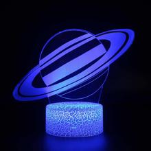 Земные гаджеты Electronicos Led 3d детская лампа Luminaria ночник 7 цветов Изменение Usb Led 3d светильники 2024 - купить недорого
