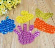 10pcs/lot Double Magic Plastic Sucker Bathroom toys kid palm of hand Strong Double Sided Suction Palm PVC Suction Cup 2024 - buy cheap