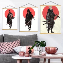 Canvas Wall Art Hanging Picture Neo Samurai Series 1 Manilyn Toledana Role Poster Printed Nordic Home Decor Wood Painting Scroll 2024 - buy cheap