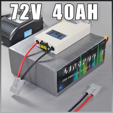 72V 40Ah LiFePO4 Battery Pack ,3000W Electric Bicycle Battery + BMS Charger 72v lithium scooter electric bike battery pack 2024 - buy cheap