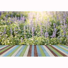 HUAYI Backdrop For Spring Photography Colorful Wooden Floor Flowers Photoshoot Background Realistic Grain Fresh Scenery XT-4019 2024 - buy cheap
