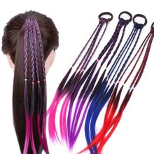 1pcs Fashion Headband Girls Twist Braid Rope Simple Rubber Band Hair Accessories for Adult and children hot sale 2024 - buy cheap