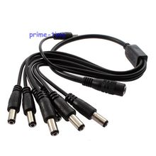 DC Power Splitter Cable 1 To 8 adapter Connector 2.1 x 5.5 mm plug for CCTV Security Camera LED Strip 2024 - buy cheap