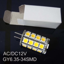 Luz led de alta calidad AC/DC12V GY6.35, GY6.35 lámpara led 12v, bombilla led G6, gy6 lámparas led envío gratis 50 unids/lote 2024 - compra barato