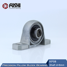 KP08 cojinete 8 mm diámetro del eje (4 piezas) KP aleación de Zinc bloque de almohada KP 08 rodamientos KP08 2024 - compra barato
