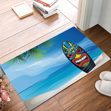 Tabla de Surf Tiki, accesorio absorbente de agua, máscara, restos de suciedad, atrapador de barro, zapatos de bota, conjuntos de corredores de área, tapetes de puerta Interior 2024 - compra barato