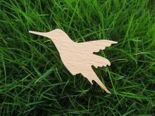 flying little birds wooden brooches 2024 - buy cheap