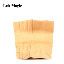 Bolsa de papel Kraft para trucos de magia, accesorios mágicos para escenario G8184, 5 uds. 2024 - compra barato