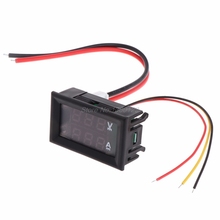 DC 0-100V 10A Dual LED Digital Voltmeter Ammeter Voltage AMP Power Car Monitor Tester Tools DEC07 Wholesale&DropShip 2024 - buy cheap