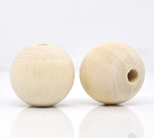 DoreenBeads Round Wood Spacer Beads 17mm-18mm, sold per packet of 15 new 2024 - buy cheap